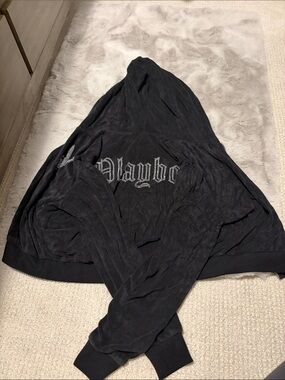 PLAYBOY Black Hoodie Jacket